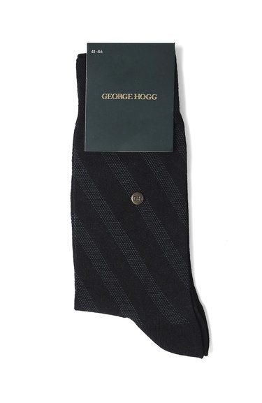  George Hogg Erkek Siyah Bambu Çorap