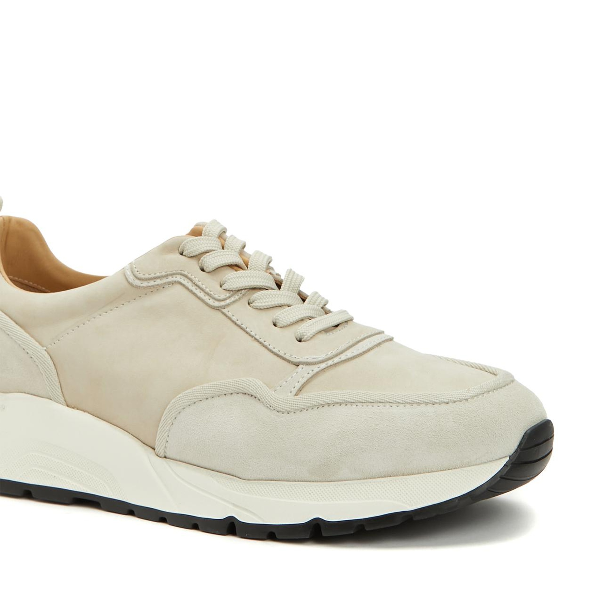 George Hogg Erkek Bej Süet Sneaker