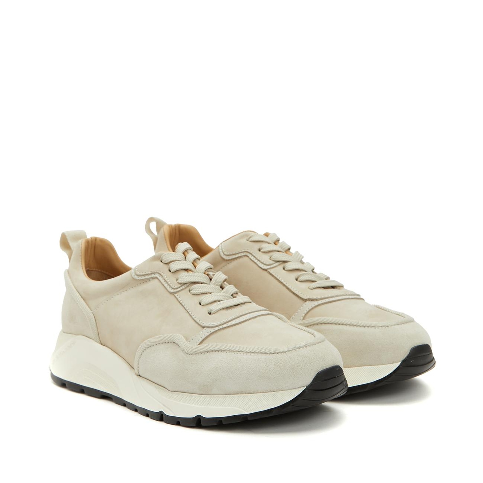 George Hogg Erkek Bej Süet Sneaker