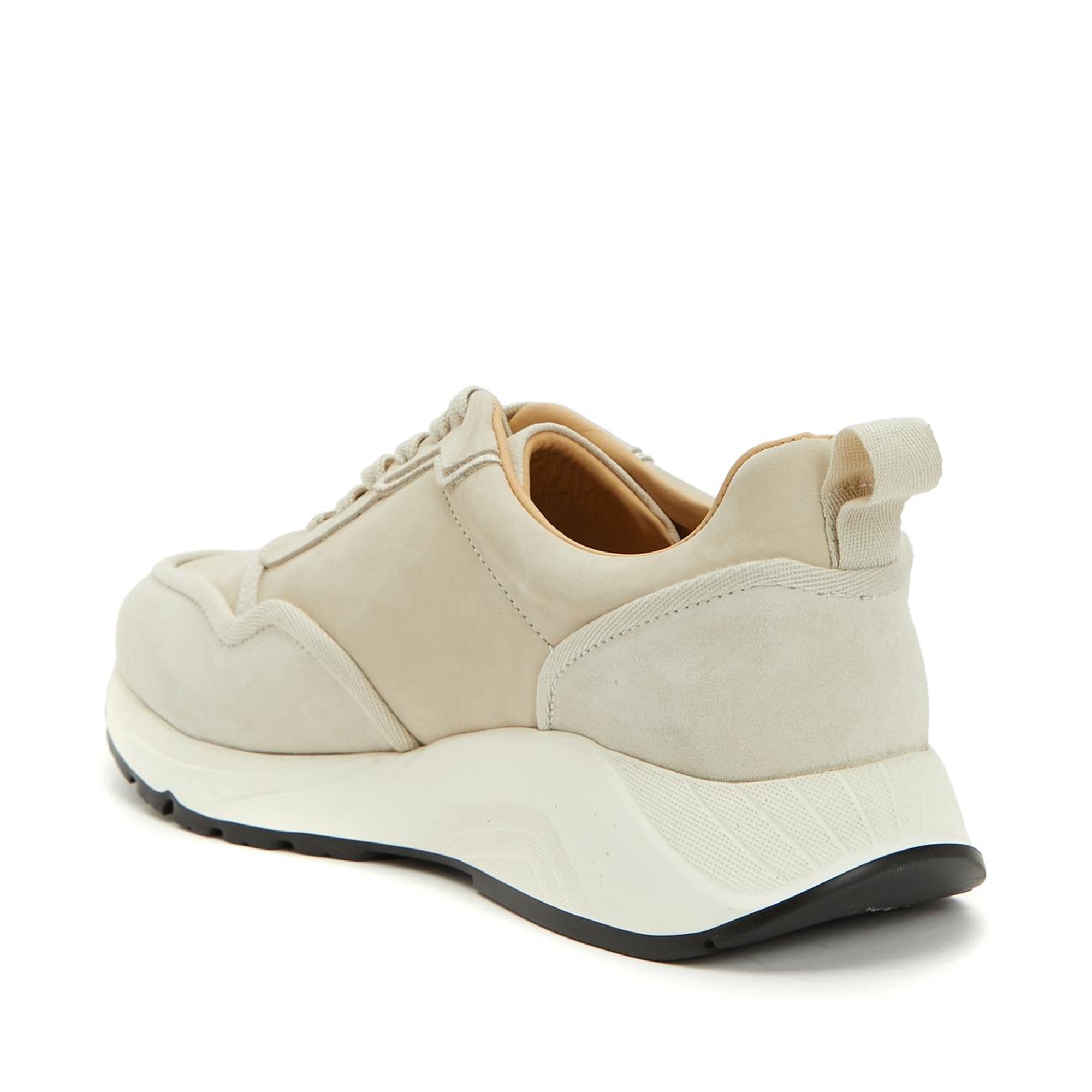 George Hogg Erkek Bej Süet Sneaker