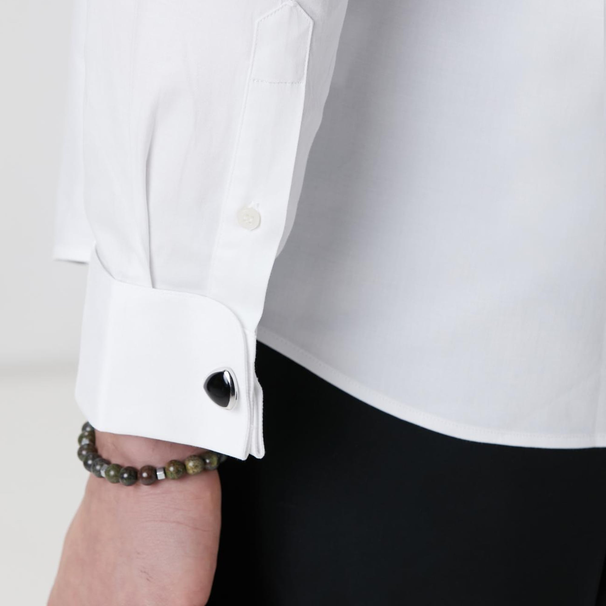 Network Erkek Beyaz Smokin Gömleği