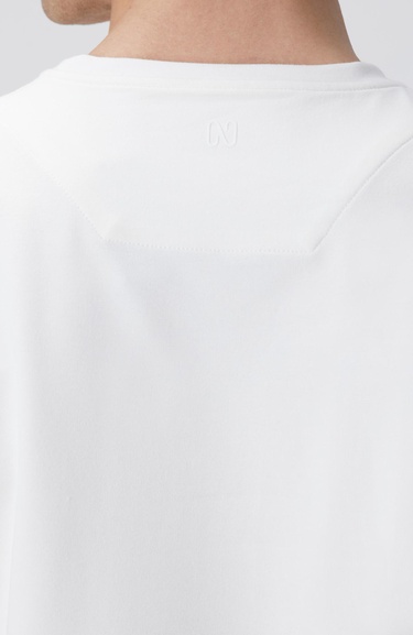  Network Erkek N-Tech Kırık Beyaz Basic T-shirt