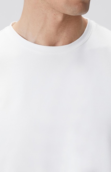  Network Erkek N-Tech Kırık Beyaz Basic T-shirt