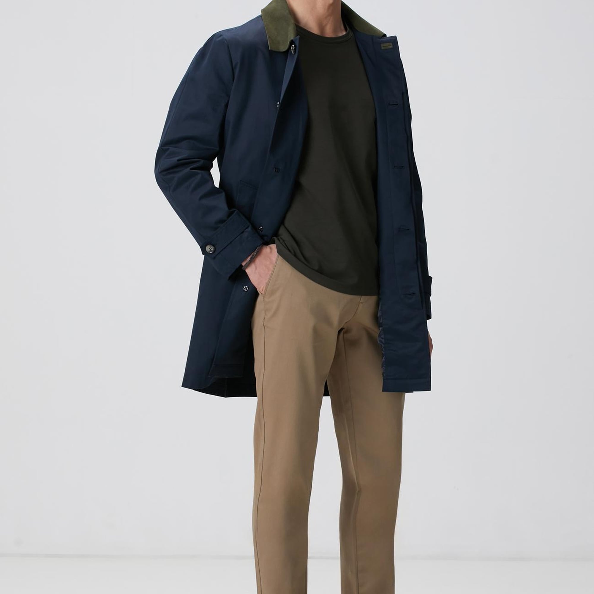 Network Erkek Haki Basic T-shirt