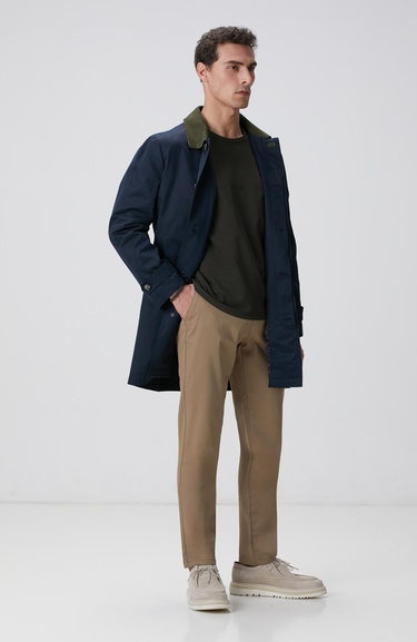  Network Erkek Haki Basic T-shirt