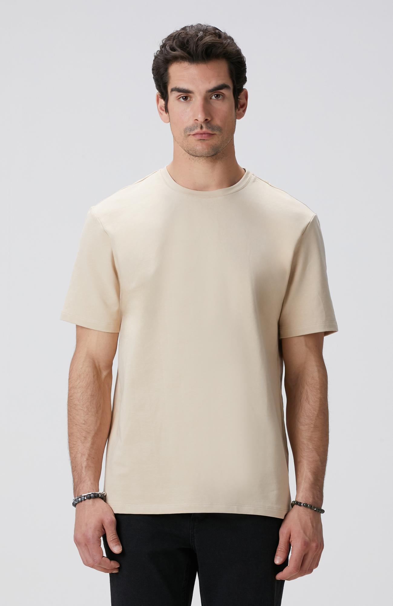  Network Erkek N-Tech Bej T-shirt