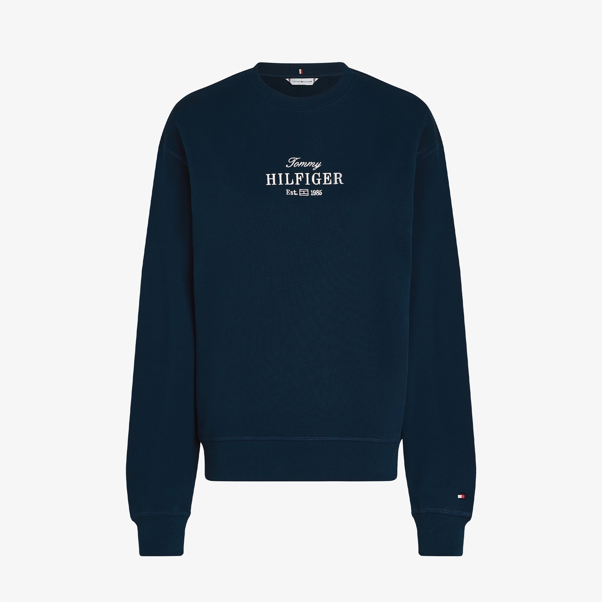 Tommy Hilfiger Reg Kadın Lacivert Sweatshirt
