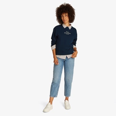  Tommy Hilfiger Reg Kadın Lacivert Sweatshirt