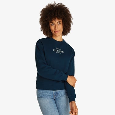  Tommy Hilfiger Reg Kadın Lacivert Sweatshirt