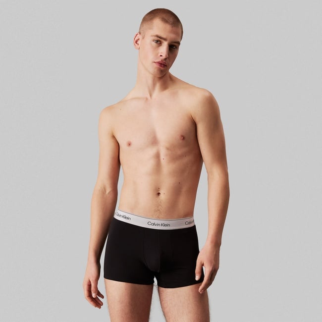  Calvin Klein Trunk 3'lü Erkek Siyah Boxer