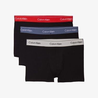  Calvin Klein Trunk 3'lü Erkek Siyah Boxer