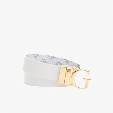  Guess Erica 4G Kadın Beyaz  Kemer