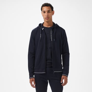  Armani Exchange Erkek Lacivert Fermuarlı Sweatshirt