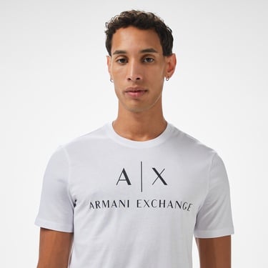  Armani Exchange Erkek Beyaz T-Shirt