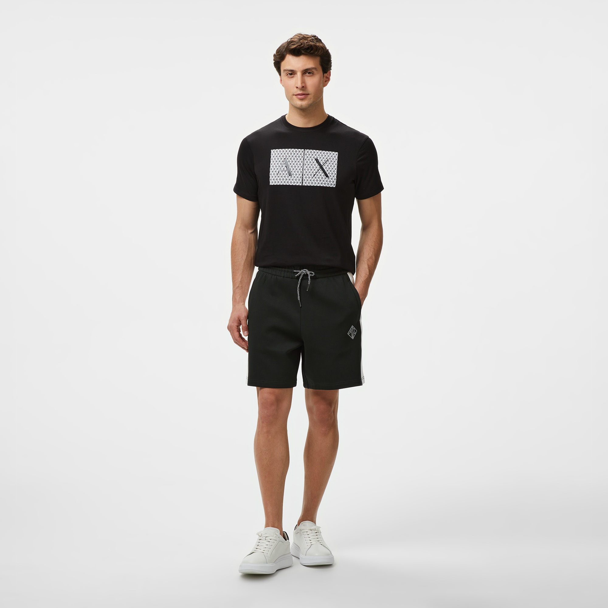 Armani Exchange Erkek Beyaz Şort