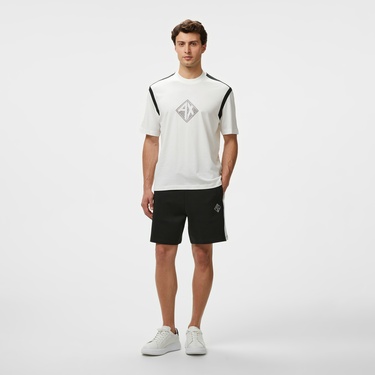  Armani Exchange Erkek Beyaz Bisiklet Yaka T-Shirt