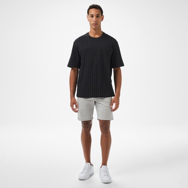  Armani Exchange Erkek Siyah Bisiklet Yaka T-Shirt