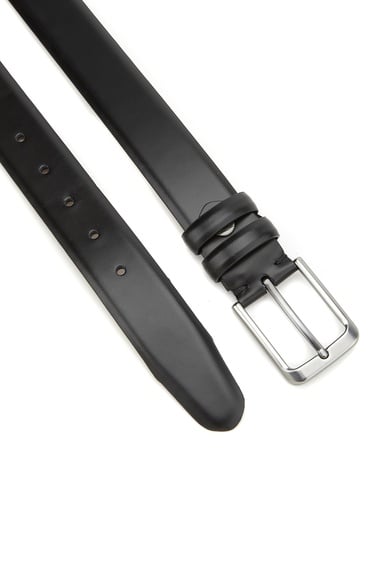  Divarese Erkek Siyah Deri Kemer