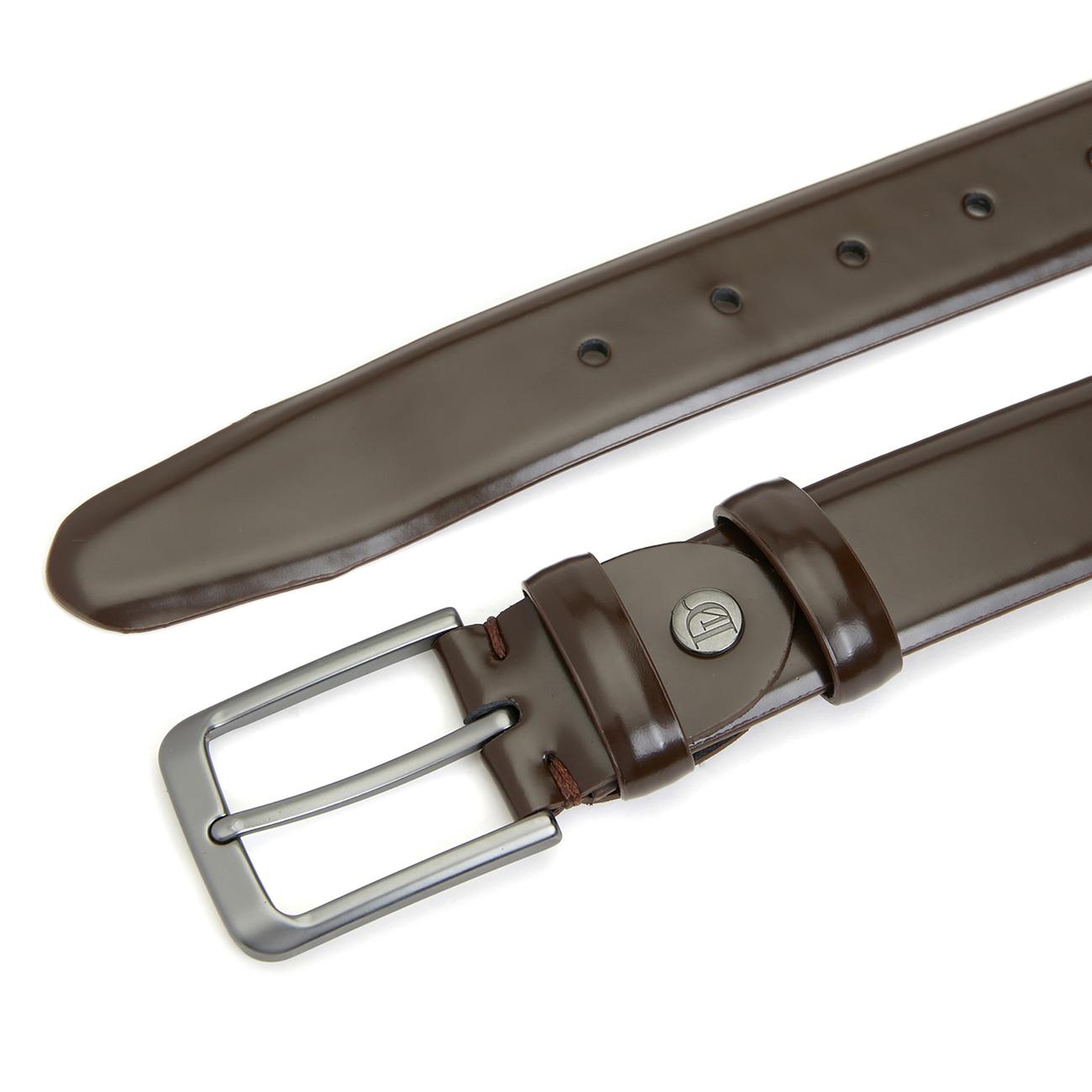 Divarese Erkek Kahverengi Deri Kemer