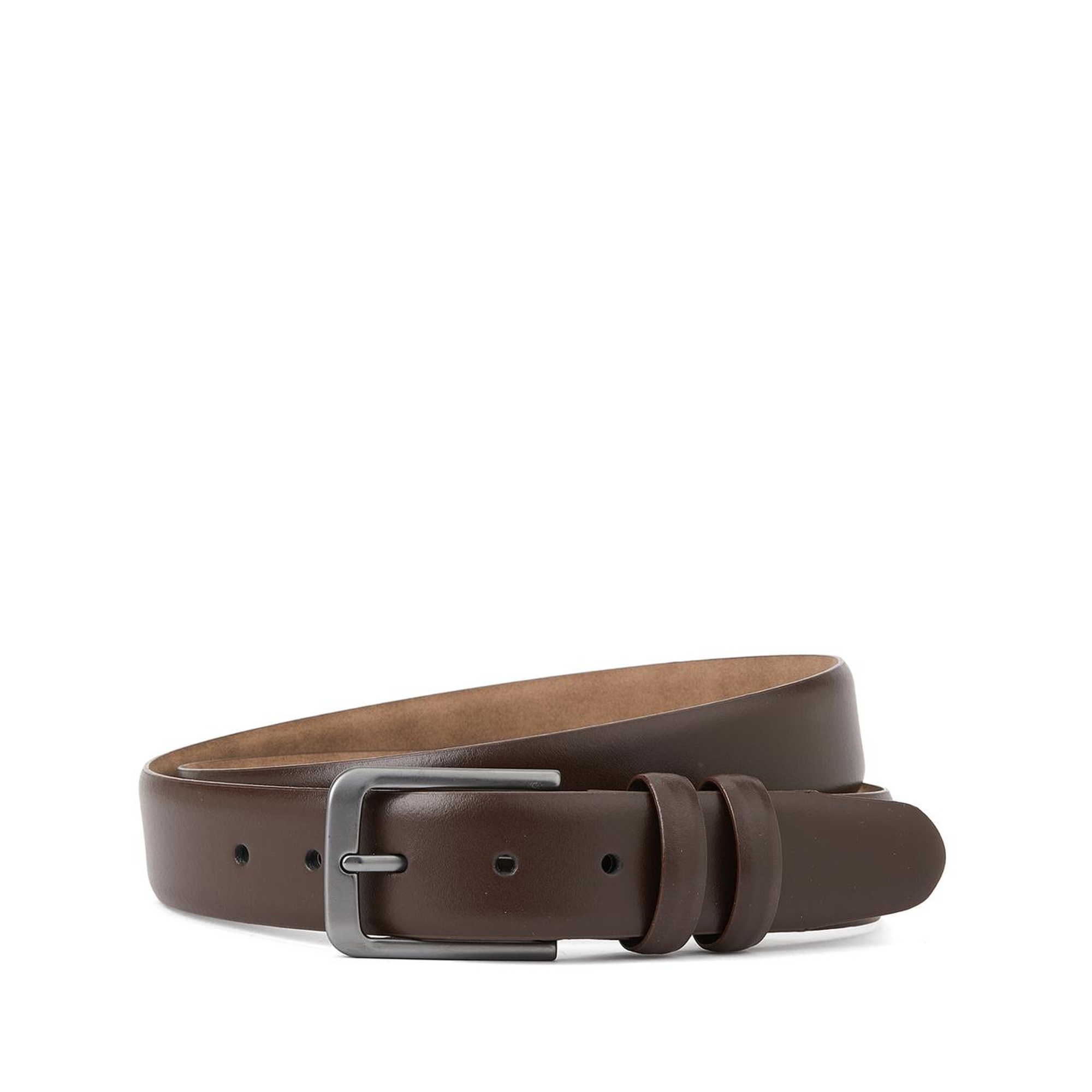 Divarese Erkek Kahverengi Deri Kemer