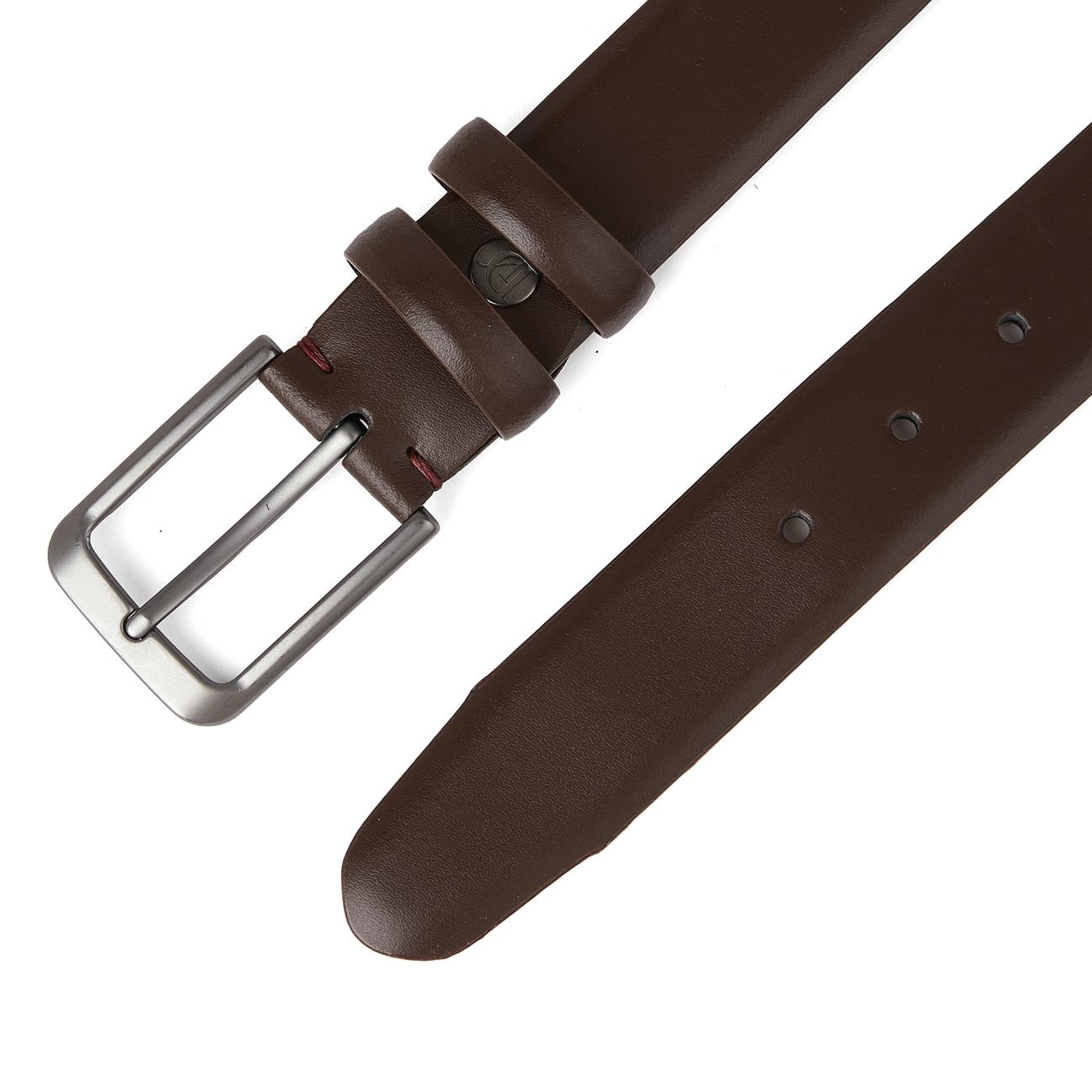 Divarese Erkek Kahverengi Deri Kemer