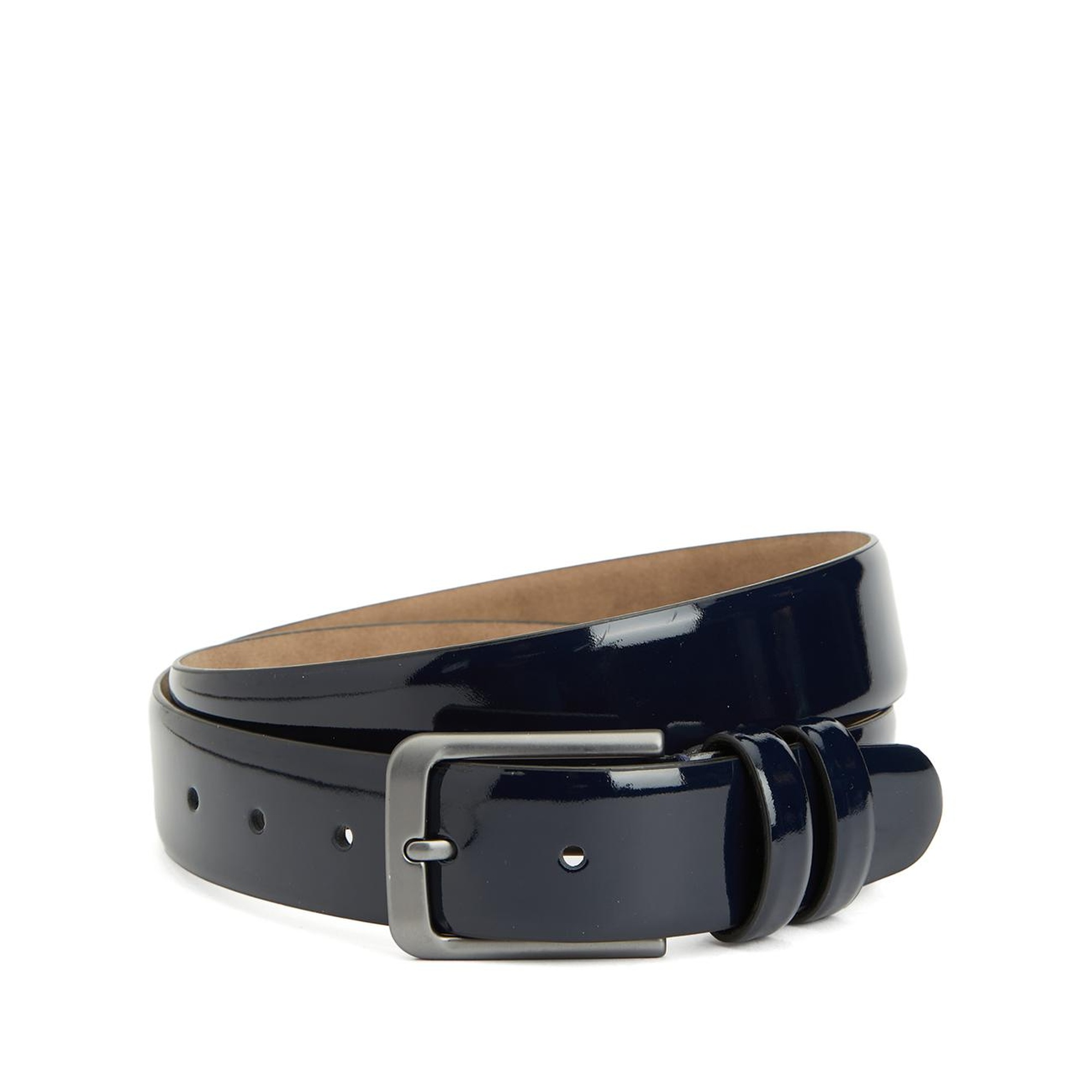 Divarese Erkek Lacivert Deri Kemer