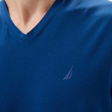  Nautica Erkek Mavi Regular Fit T-Shirt