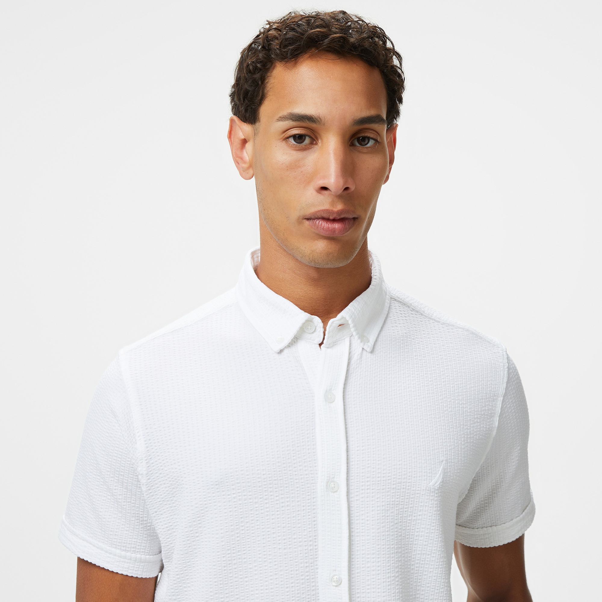 Nautica Erkek Beyaz Classic Fit Gömlek