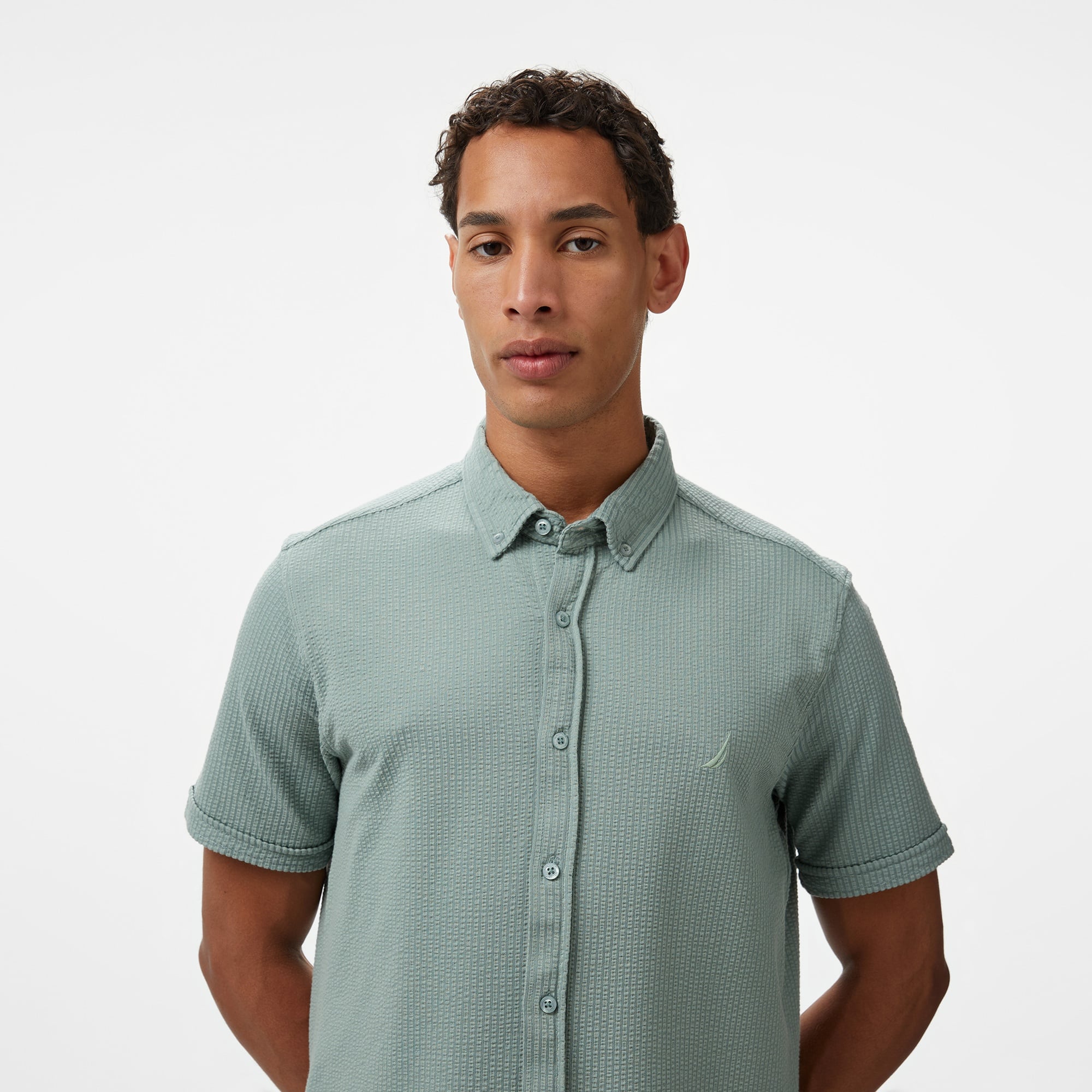 Nautica Erkek Yeşil Classic Fit Gömlek