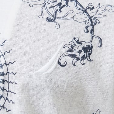  Nautica Erkek Beyaz Classic Fit Desenli Gömlek