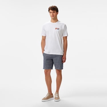  Nautica Erkek Beyaz Regular Fit T-Shirt