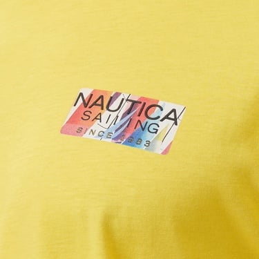  Nautica Erkek Sarı Regular Fit T-Shirt
