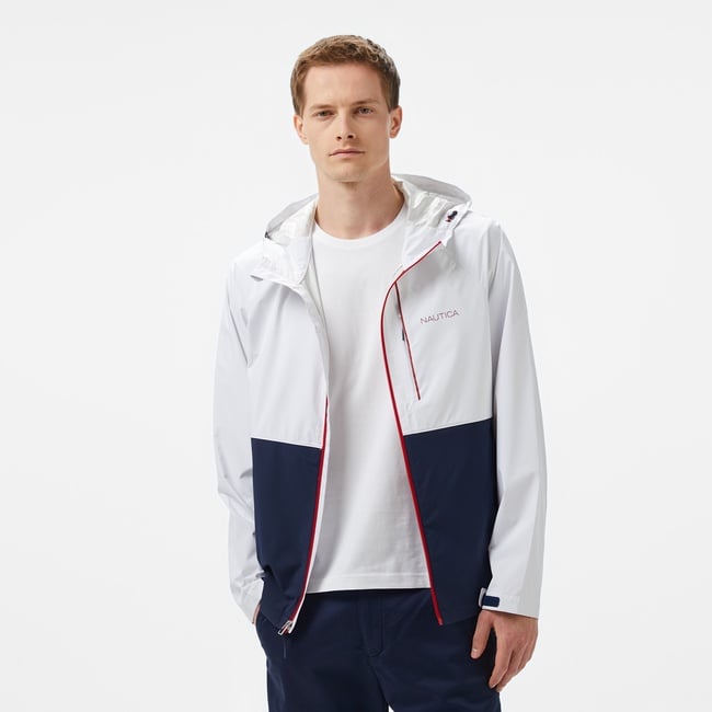  Nautica Erkek Beyaz Regular Fit Dik Yaka Mont
