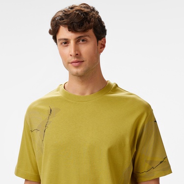  Nautica Erkek Yeşil Regular Fit Baskılı T-Shirt