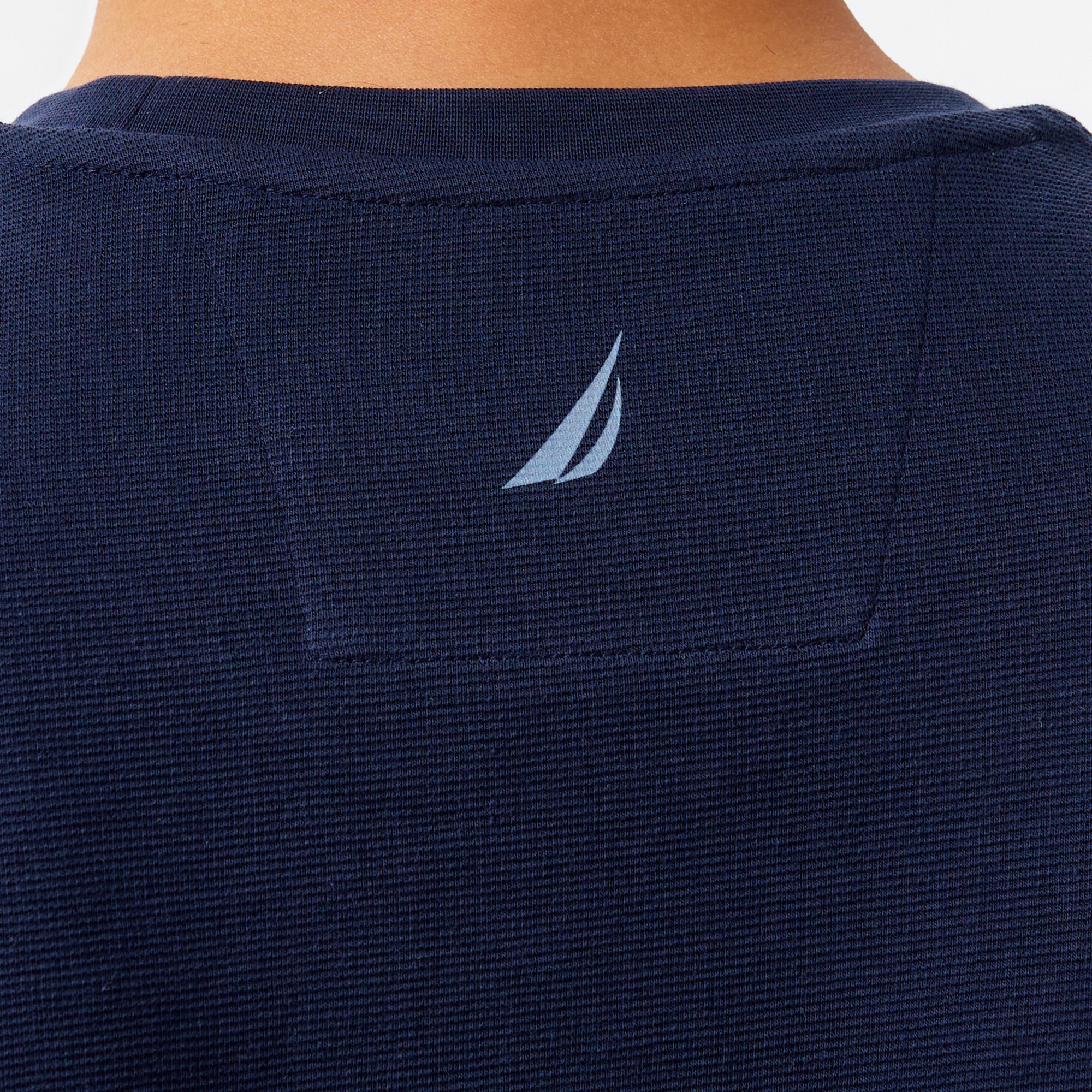 Nautica Erkek Lacivert Regular Fit Baskılı T-Shirt