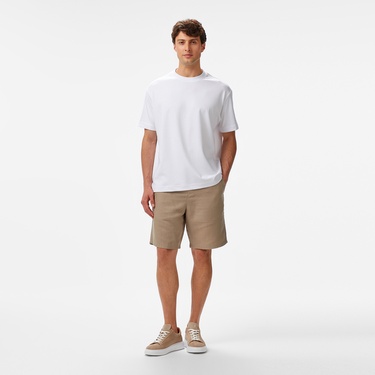  Nautica Erkek Beyaz Oversize Fit T-Shirt