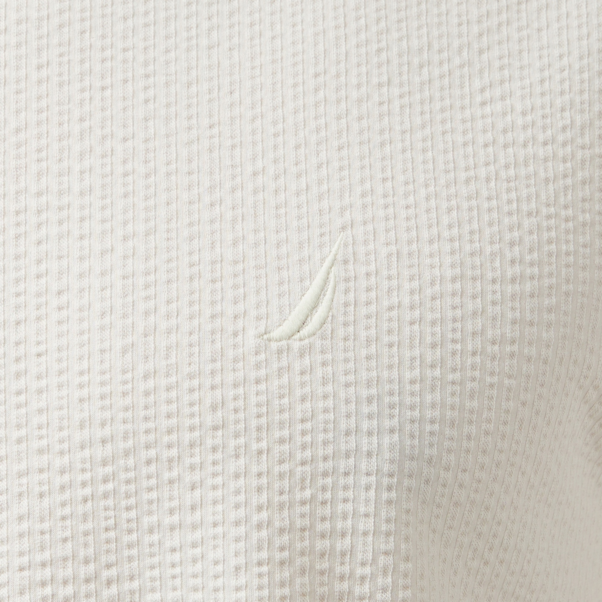 Nautica Erkek Krem Comfort Fit T-Shirt