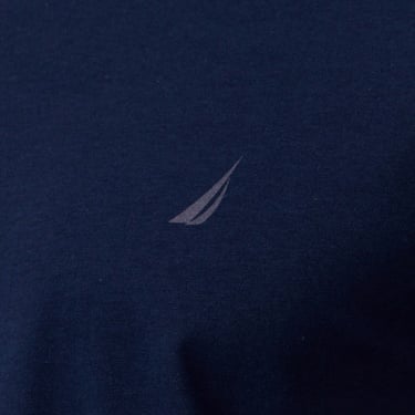  Nautica Erkek Lacivert Regular Fit Baskılı T-Shirt