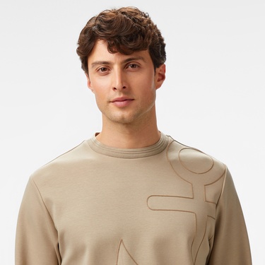  Nautica Erkek Bej Regular Fit Sweatshirt