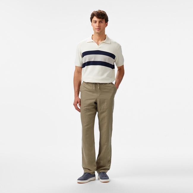  Nautica Erkek Yeşil Classic Fit Pantolon