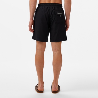  Nautica Regular Fit Erkek Siyah Deniz Şortu