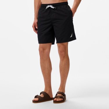  Nautica Regular Fit Erkek Siyah Deniz Şortu
