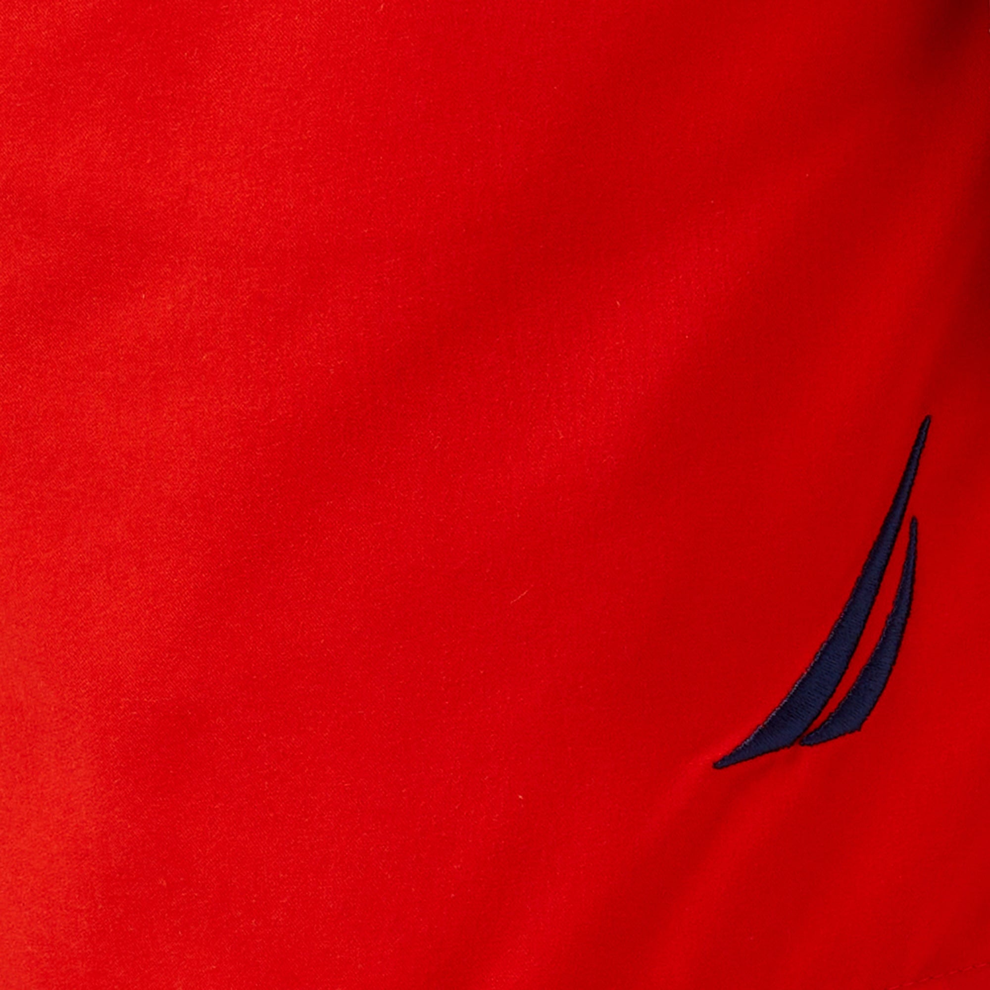 Nautica Erkek Kırmızı Regular Fit Deniz Şortu