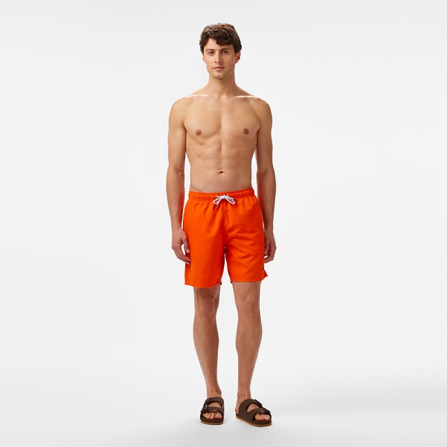  Nautica Regular Fit Erkek Turuncu Deniz Şortu