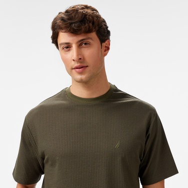  Nautica Erkek Yeşil Comfort Fit T-Shirt