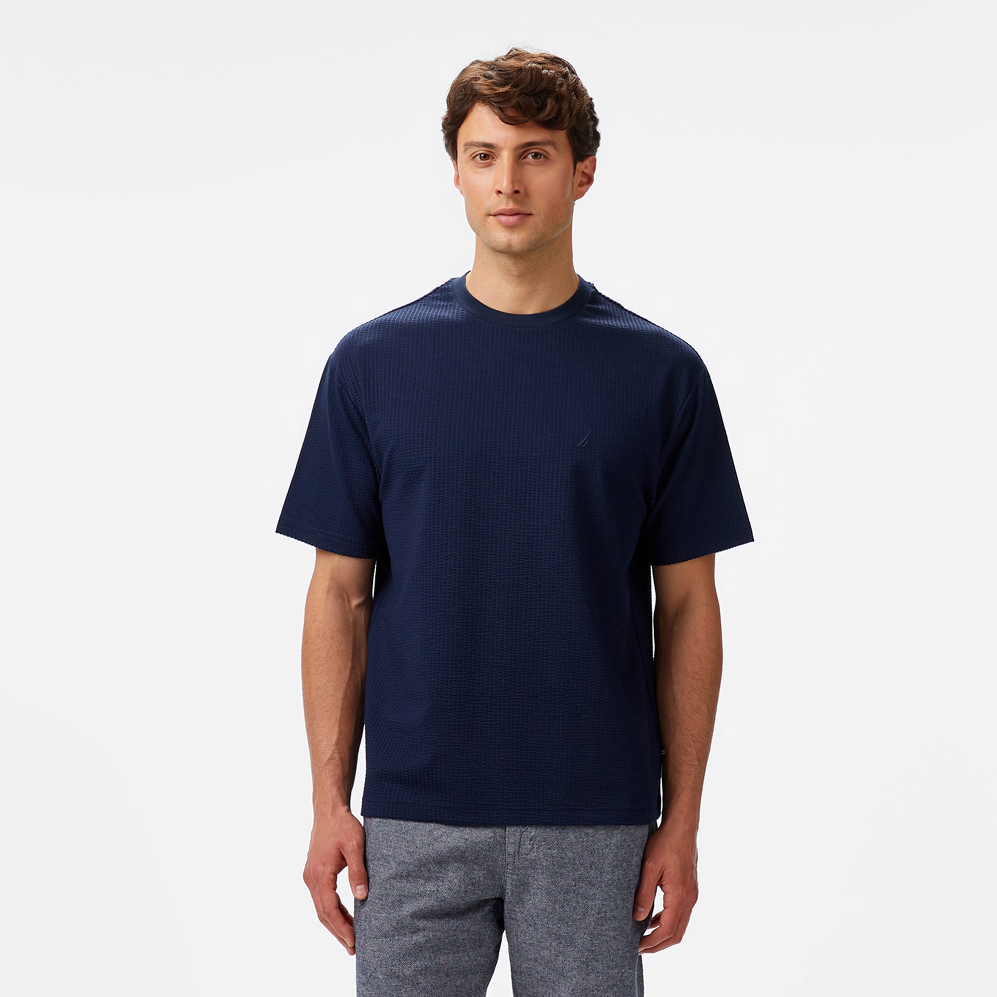  Nautica Erkek Lacivert Comfort Fit T-Shirt