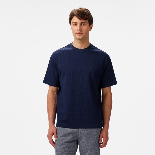  Nautica Erkek Lacivert Comfort Fit T-Shirt