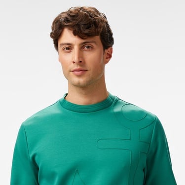  Nautica Erkek Yeşil Regular Fit Sweatshirt