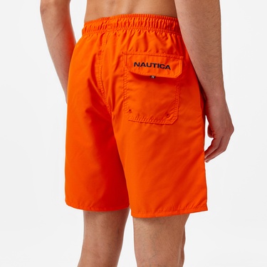  Nautica Regular Fit Erkek Turuncu Deniz Şortu