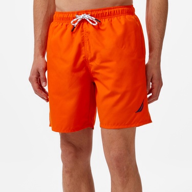  Nautica Regular Fit Erkek Turuncu Deniz Şortu
